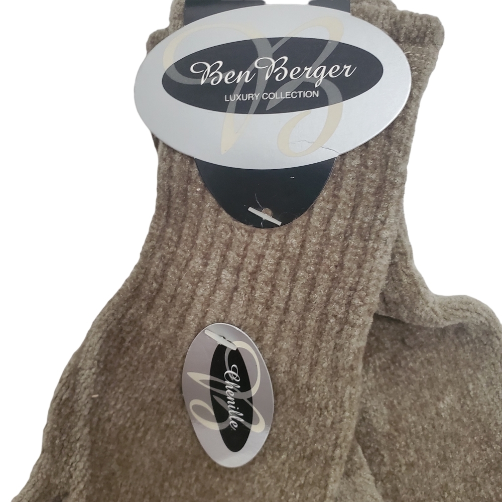 NWT Ben Berger Tan Chanile Mittens - Picture 3 of 4